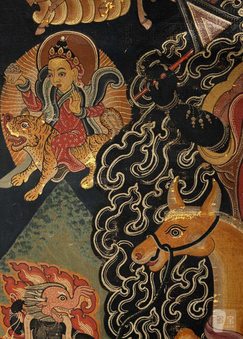 A THANGKA DEPCITING SHRI DEVI - 图6